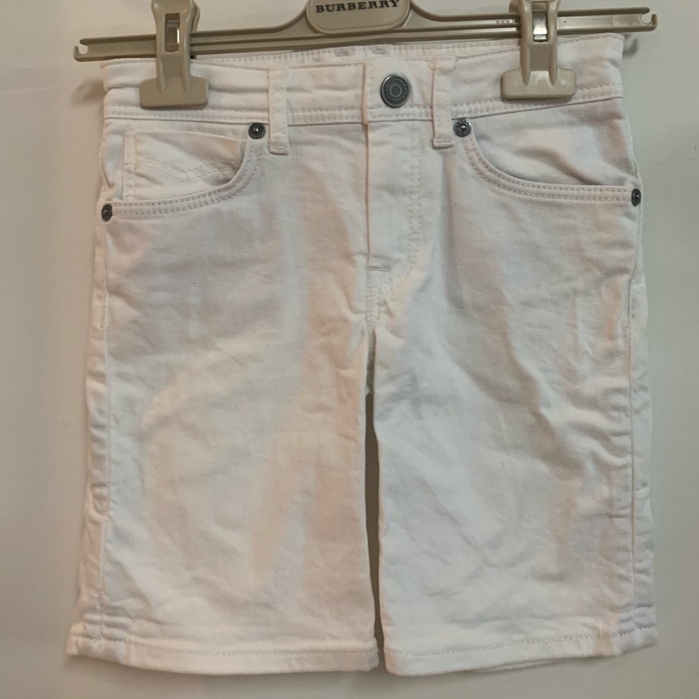 Burberry kids denim shorts